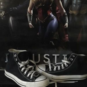 Black high top Converse